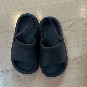 Zara Kids Black Slip-On Sandals